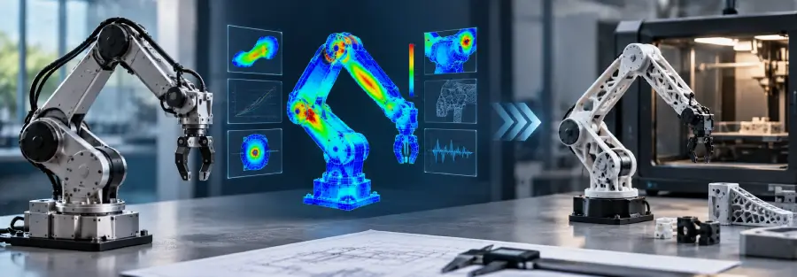 How to Perform FEA on a Robotic Arm Before Prototyping