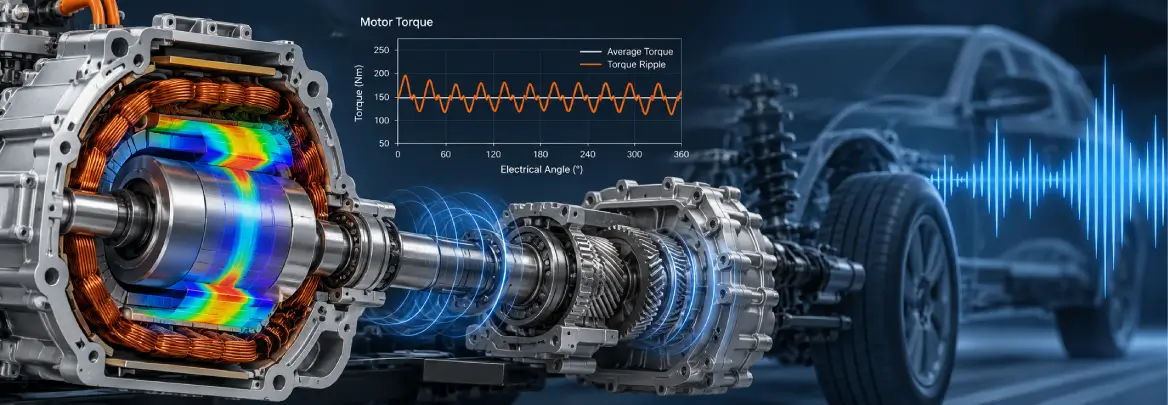 Why EV Motor Torque Ripple Becomes an NVH Problem